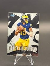 2025 Bowman University Chrome College Rule Playbook Bryce Underwood #CRP-6 card