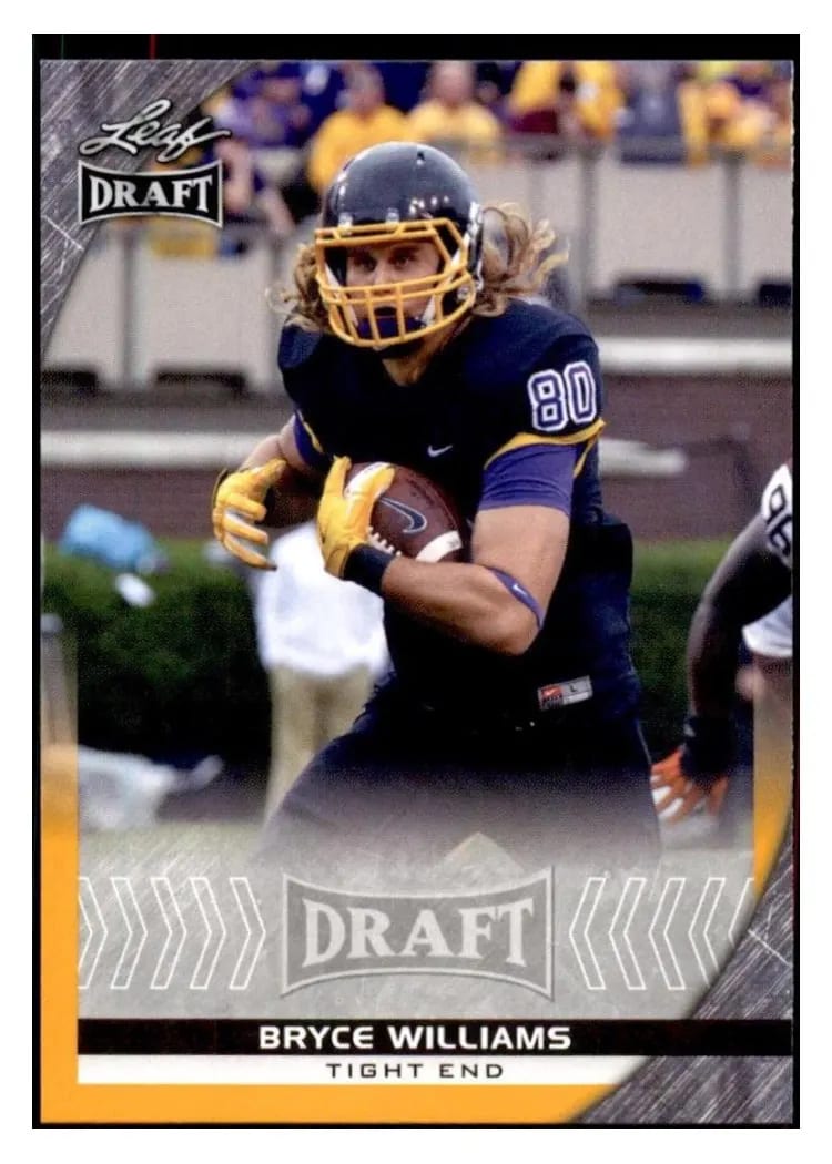 2016 Leaf Draft Bryce Williams Gold #9 card