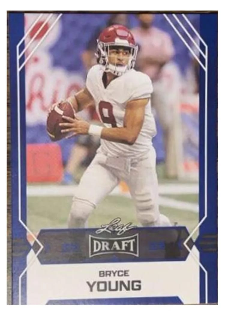 2022 Leaf Draft Bryce Young #2 card