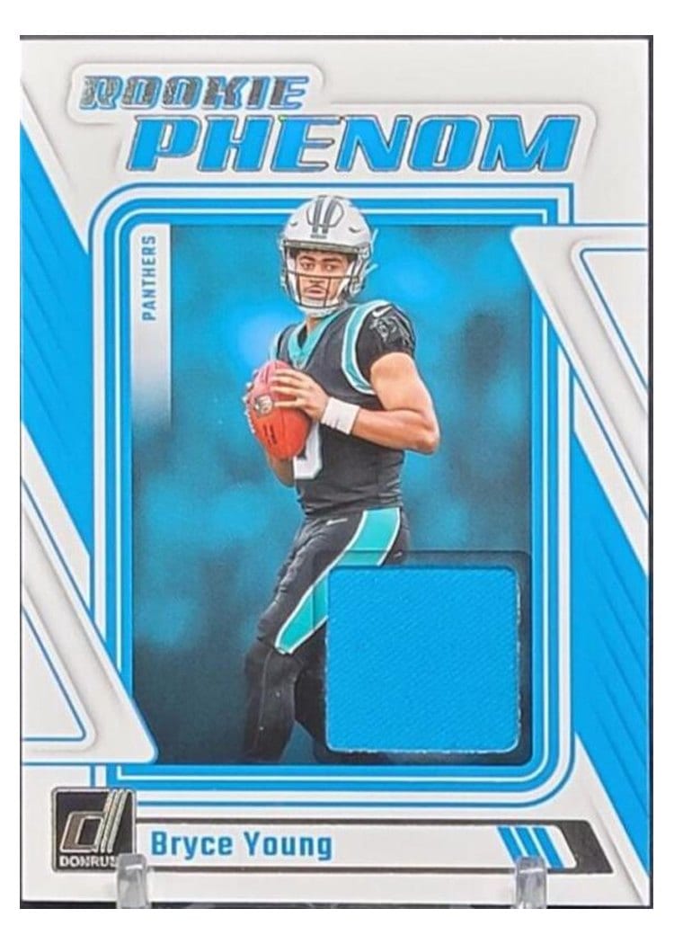 2023 Donruss Rookie Phenom Jerseys Bryce Young #RPJ-BYO card