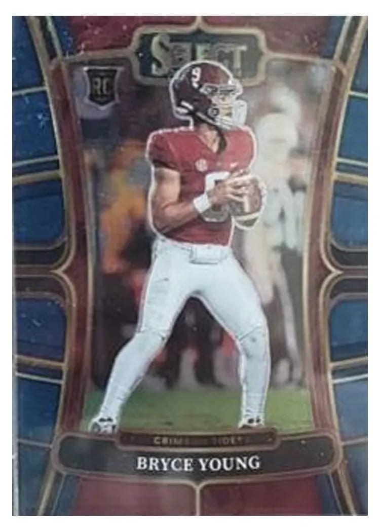 2023 Panini Select Draft Picks Base Set Bryce Young Gold #1 card