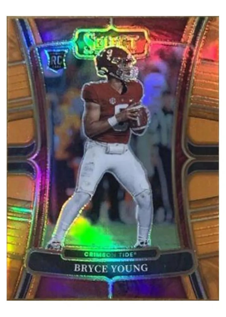 2023 Panini Select Draft Picks Base Set Bryce Young #1 card