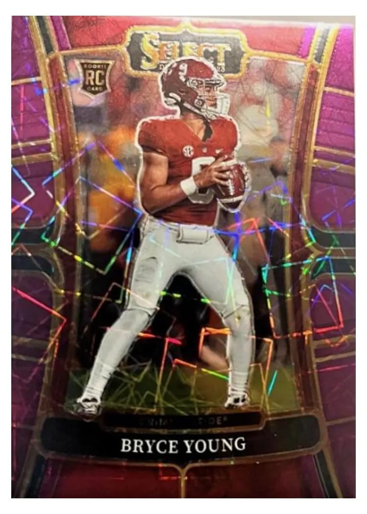 2023 Panini Select Draft Picks Base Set Bryce Young #1 card