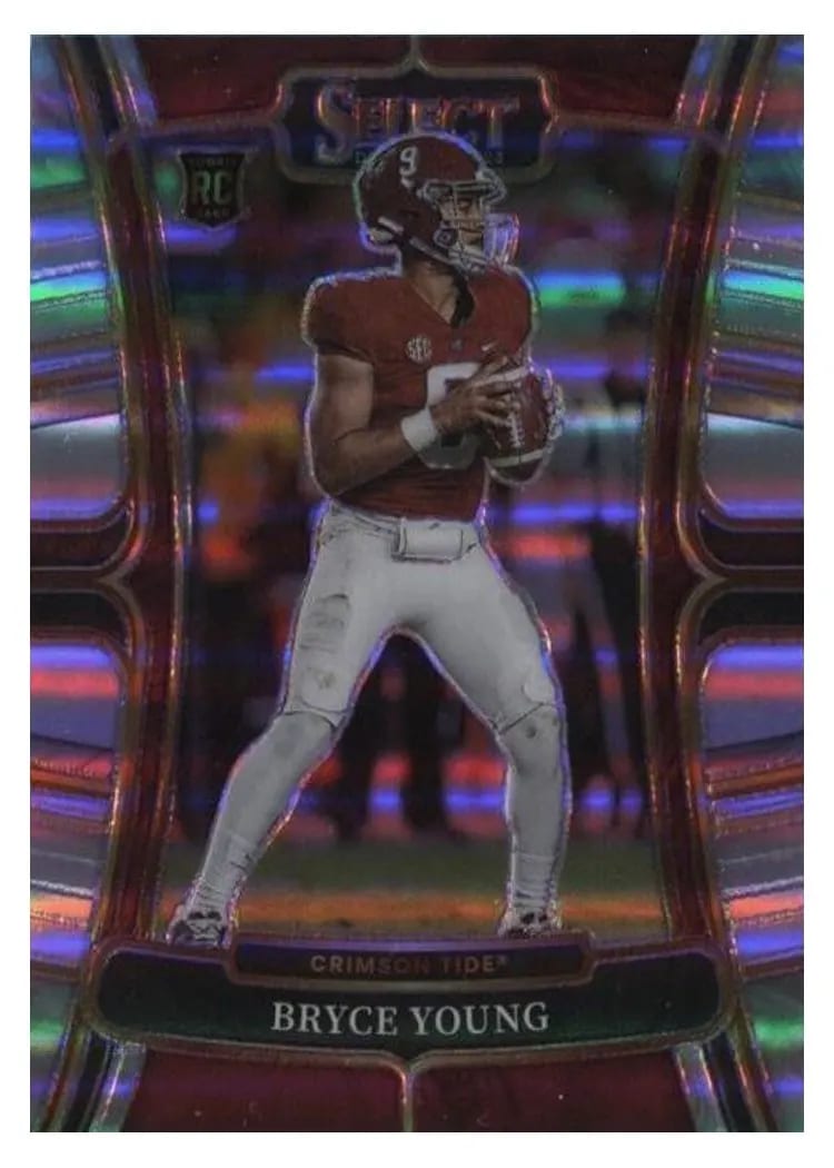 2023 Panini Select Draft Picks Base Set Bryce Young #1 card