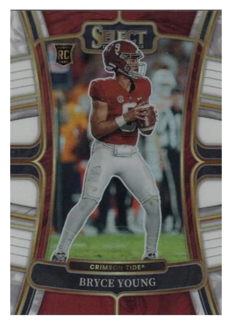 2023 Panini Select Draft Picks Base Set Bryce Young #1 card