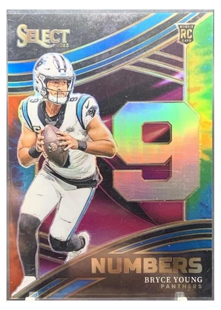 2023 Panini Select Select Numbers Bryce Young #4 card