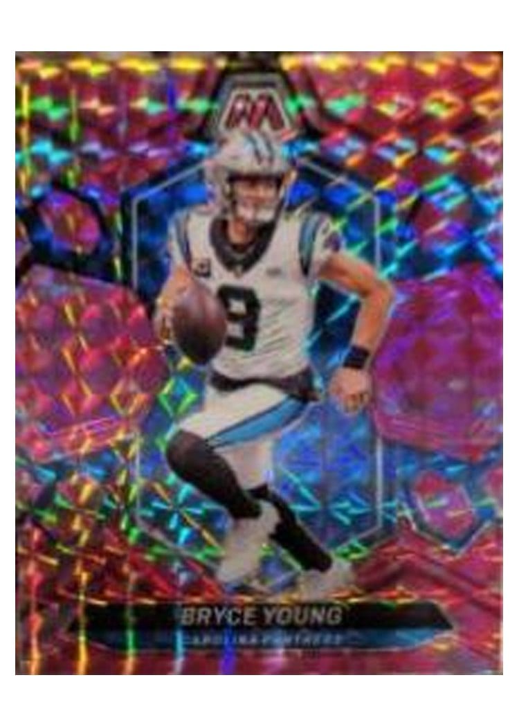 2024 Panini Mosaic Base Set Bryce Young Camo Pink #29 card
