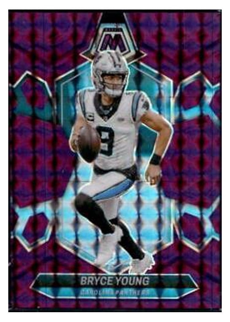 2024 Panini Mosaic Base Set Bryce Young Purple #29 card