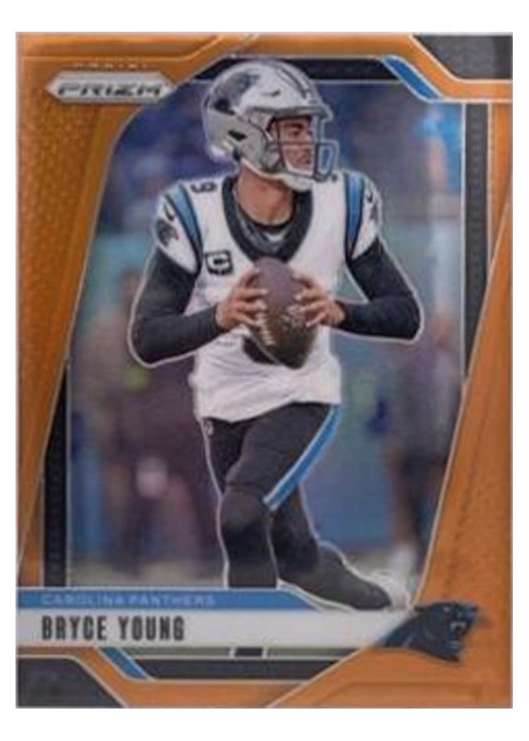 2024 Panini Prizm Base Set Bryce Young Orange #37 card