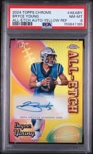2024 Topps Chrome Chrome All-Etch Autographs Bryce Young #AEA-BY card