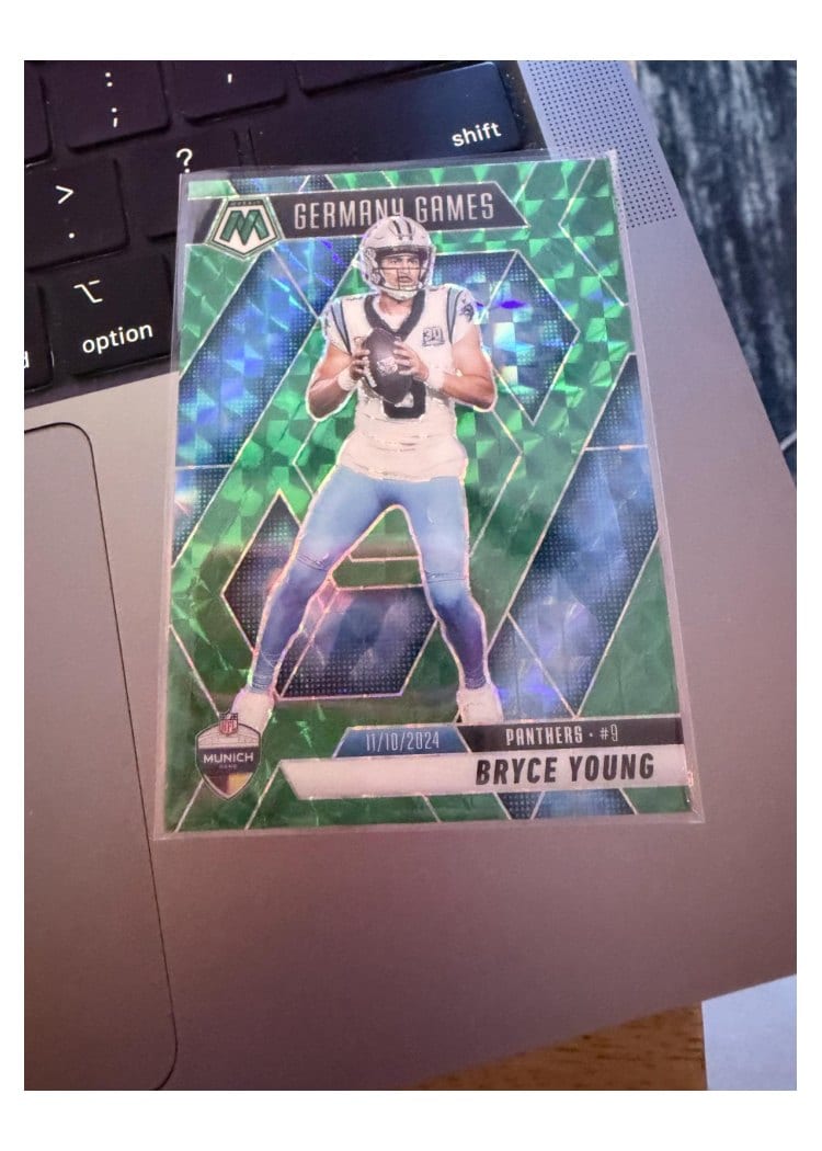 2025 Panini Mosaic Base Set Bryce Young Green #269 card