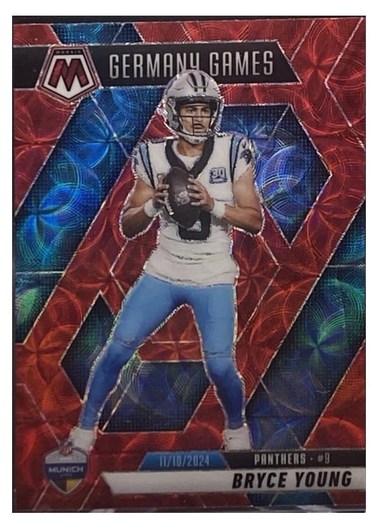 2025 Panini Mosaic Base Set Bryce Young Red Scope #269 card