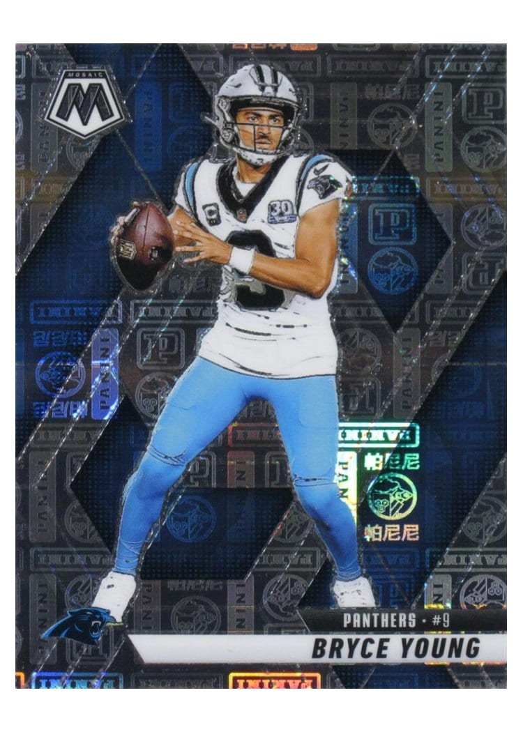 2025 Panini Mosaic Base Set Bryce Young #86 card