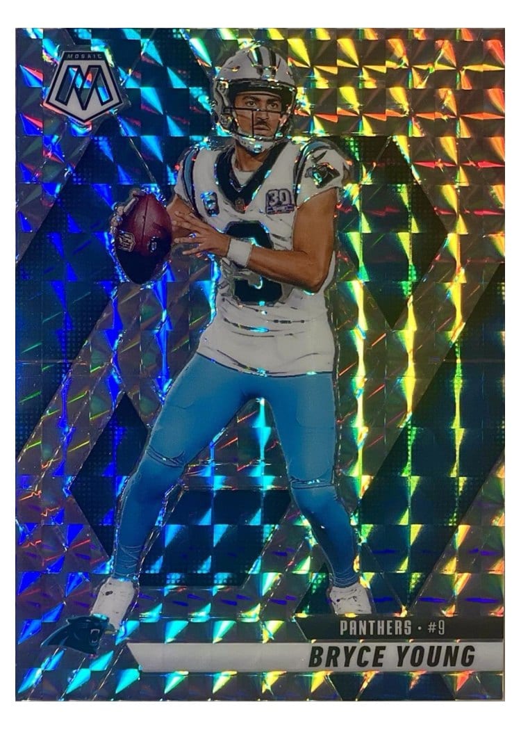 2025 Panini Mosaic Base Set Bryce Young #86 card