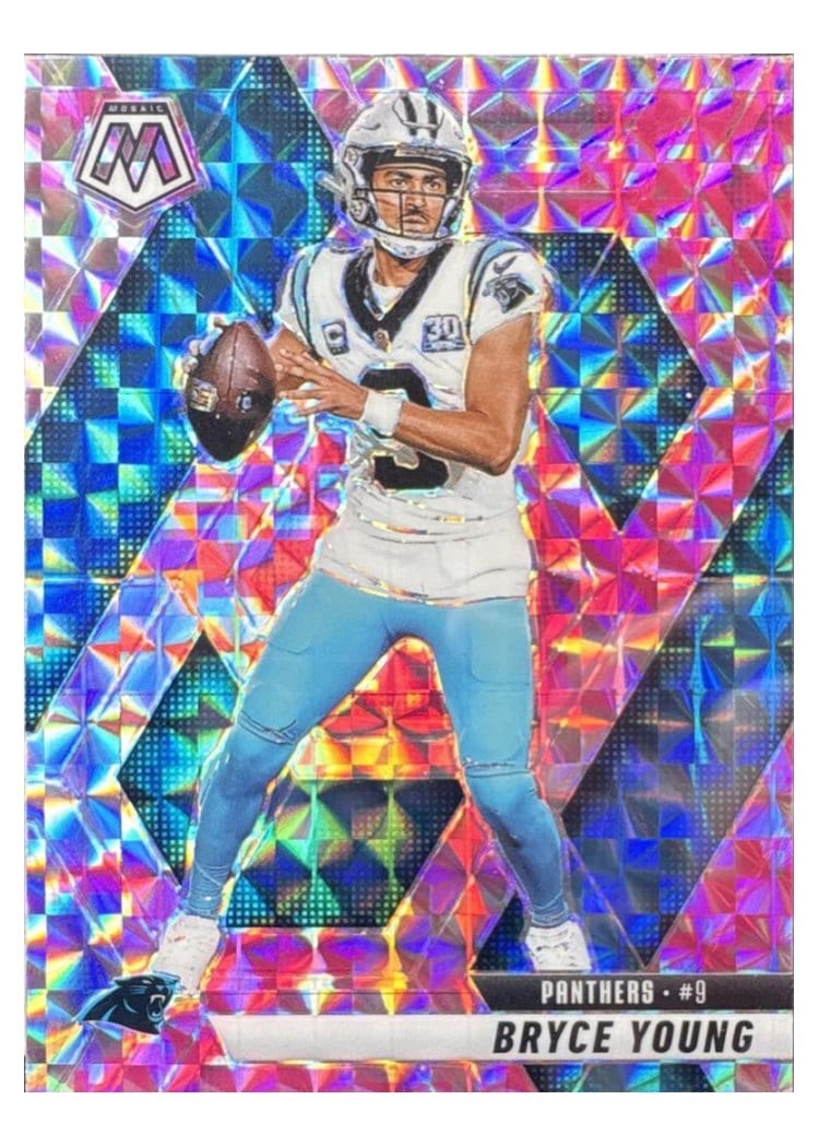 2025 Panini Mosaic Base Set Bryce Young #86 card