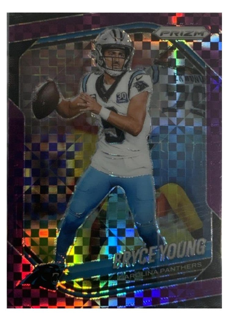 2025 Panini Prizm Base Set Bryce Young Purple Power #5 card