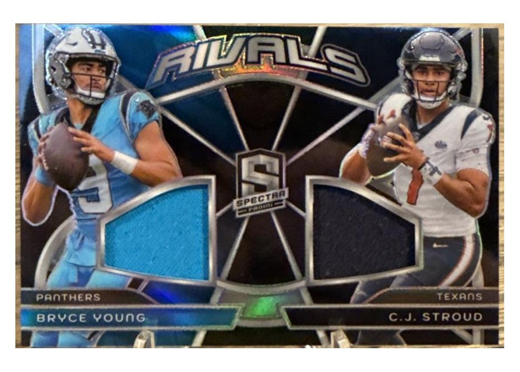 2024 Panini Spectra Rivals Relics Bryce Young / C.J. Stroud #RVL-BYCJS card