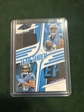 2025 Panini Absolute Team Tandem Materials Bryce Young / Chuba Hubbard #TTM-CAR card