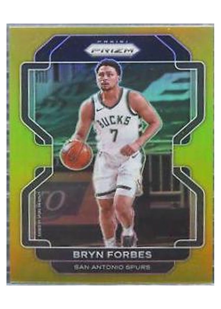 2021-22 Panini Prizm Base Set Bryn Forbes Gold Prizm #33 card