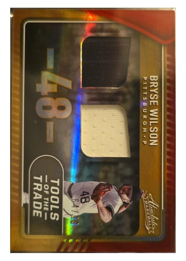 2022 Panini Absolute Tools of the Trade 2 Swatch Bryse Wilson #TTT2-BW card