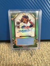 2024 Topps Triple Threads Autograph Single Jumbo Relics Bryson Stott #AJR-STOT card