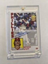 2025 Topps Archives Fan Favorite Autographs 1984 Bryson Stott #84FFA-BST