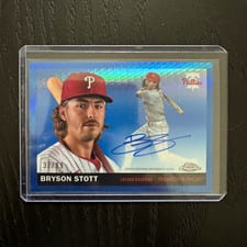 2025 Topps Chrome Platinum Autographs Bryson Stott #CPA-BS card