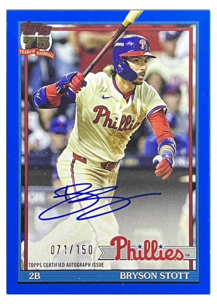 2026 Topps 1991 Topps Autographs Bryson Stott #91A-BS card