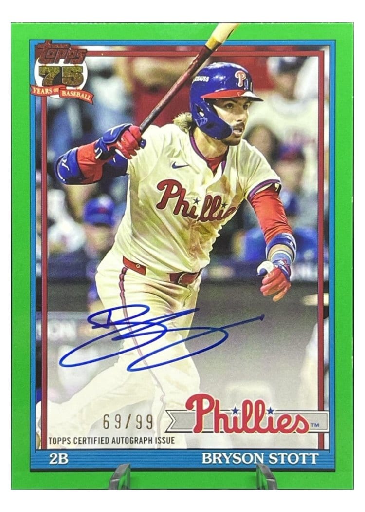 2026 Topps 1991 Topps Autographs Bryson Stott #91A-BS card