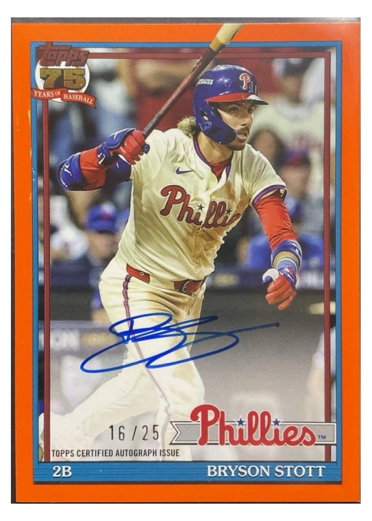 2026 Topps 1991 Topps Autographs Bryson Stott #91A-BS card
