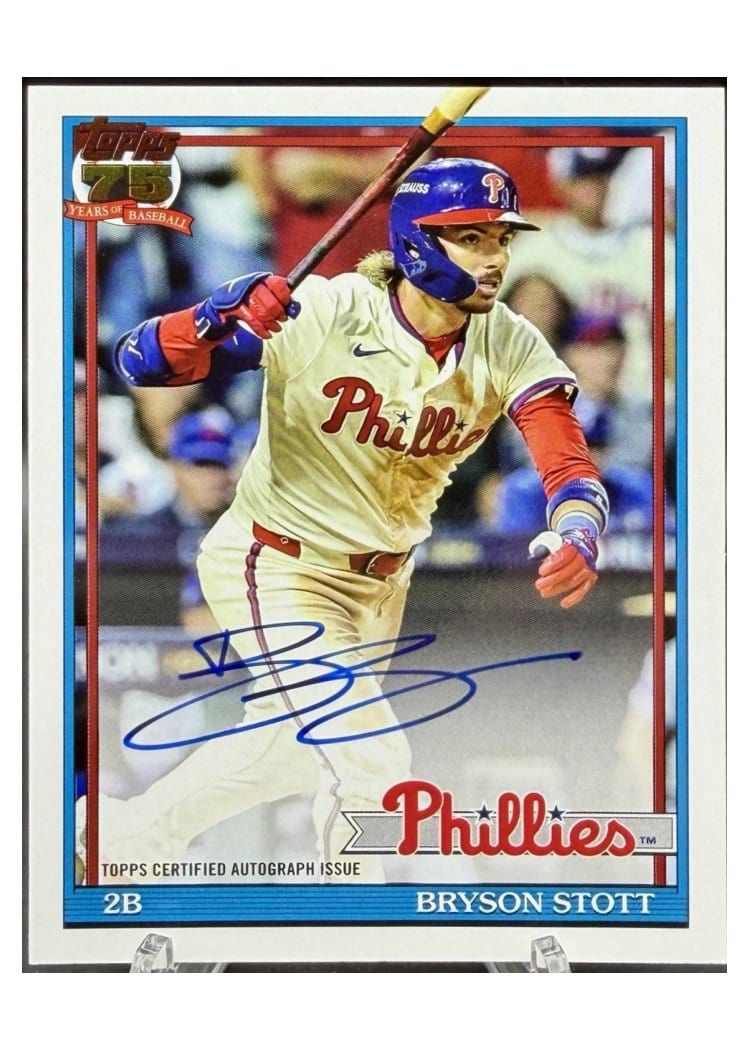 2026 Topps 1991 Topps Autographs Bryson Stott #91A-BS card