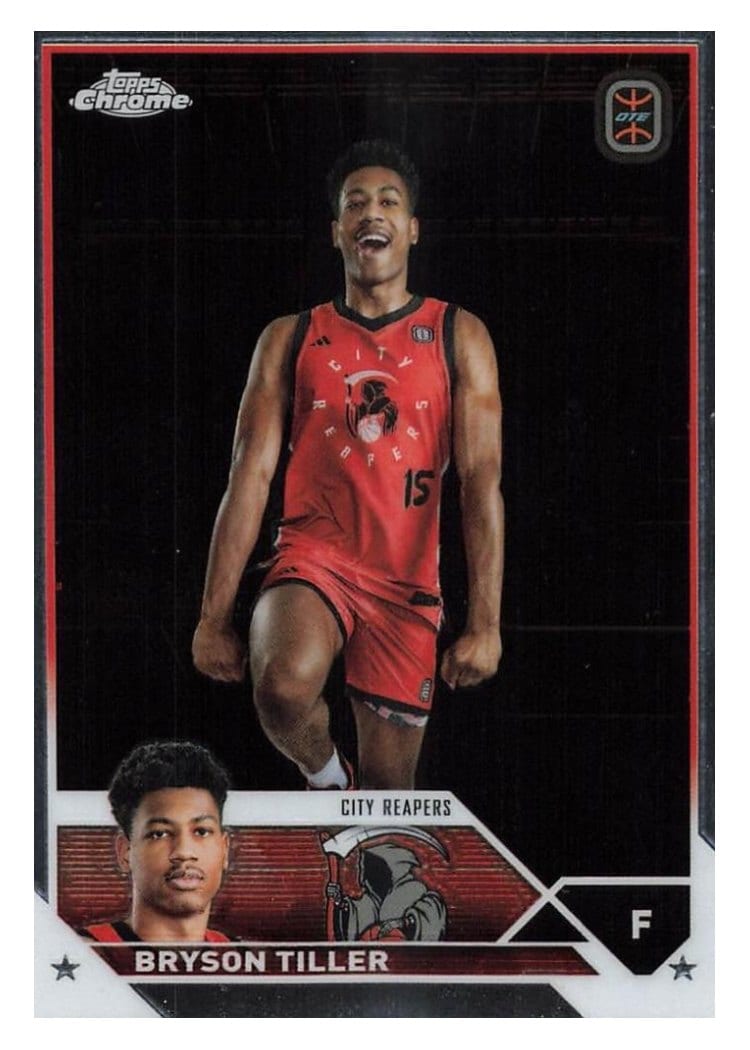 2023-24 Topps Chrome OTE Base Set Bryson Tiller #7 card