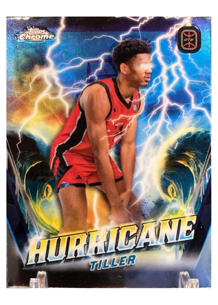 2023-24 Topps Chrome OTE Hurricane Bryson Tiller #H-4 card