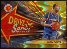 2024 Topps Chrome McDonald's All-American Drive-Thru Service Bryson Tucker #DTS-BRT card