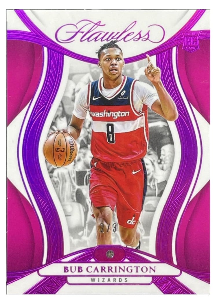 2024-25 Panini Flawless Base Gems Bub Carrington #86 card