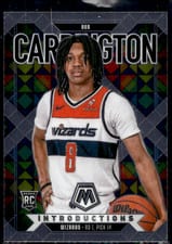 2024-25 Panini Mosaic Introductions Bub Carrington #15 card