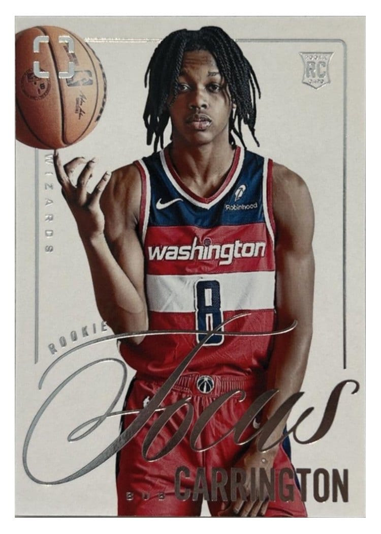 2024-25 Panini Photogenic Rookie Focus Set Bub Carrington #13 card