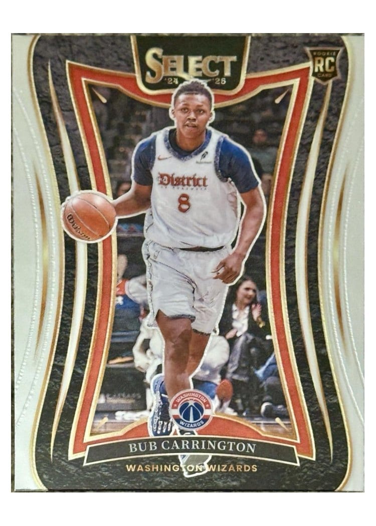 2024-25 Panini Select Base Set Bub Carrington #386 card