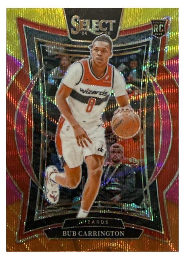 2024-25 Panini Select Base Set Bub Carrington #81 card