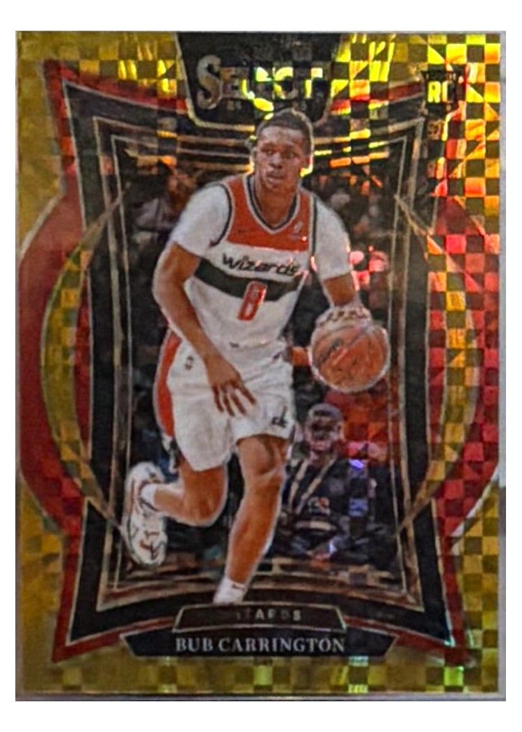 2024-25 Panini Select Base Set Bub Carrington #81 card