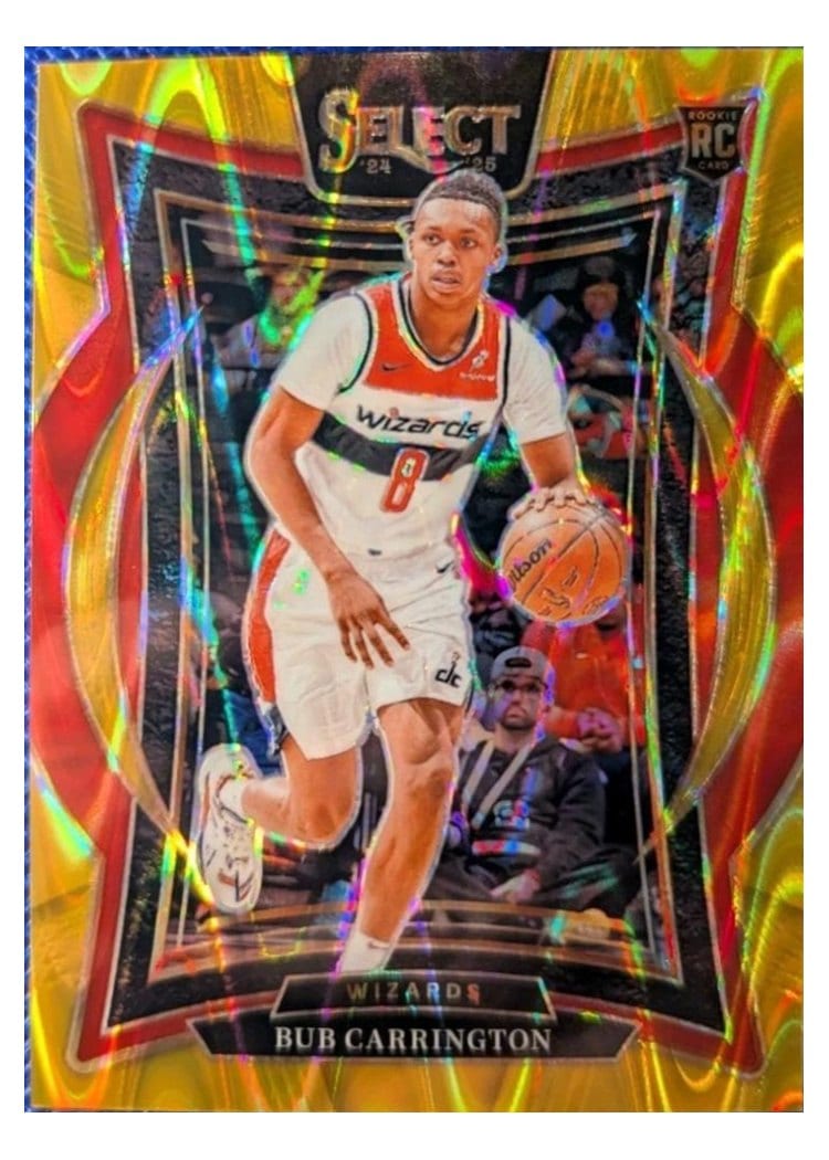 2024-25 Panini Select Base Set Bub Carrington #81 card