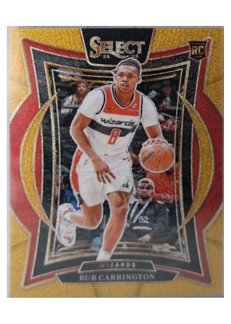 2024-25 Panini Select Base Set Bub Carrington #81 card