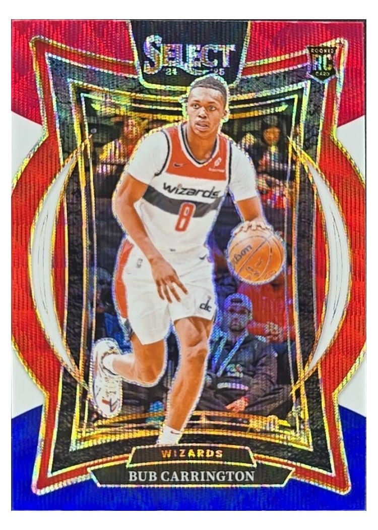 2024-25 Panini Select Base Set Bub Carrington #81 card