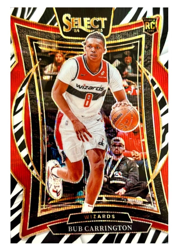 2024-25 Panini Select Base Set Bub Carrington #81 card