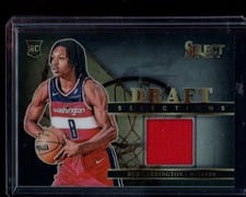 2024-25 Panini Select Draft Selections Memorabilia Bub Carrington #DSM-BUB card