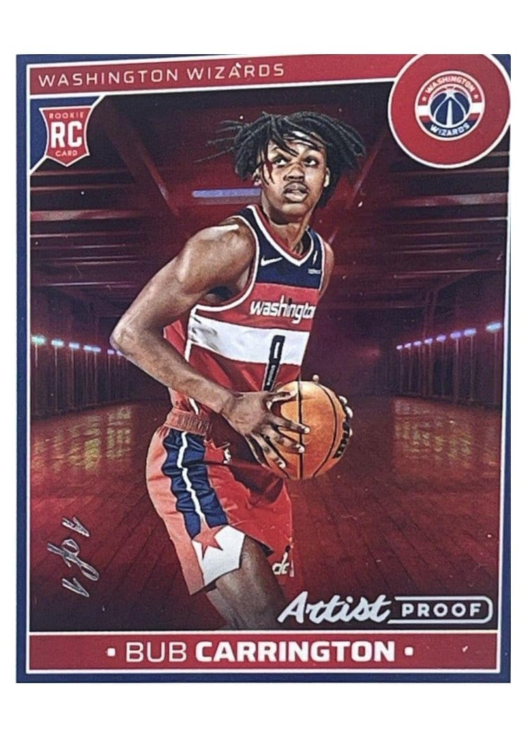 2024 Panini NBA Hoops Bub Carrington #244 card