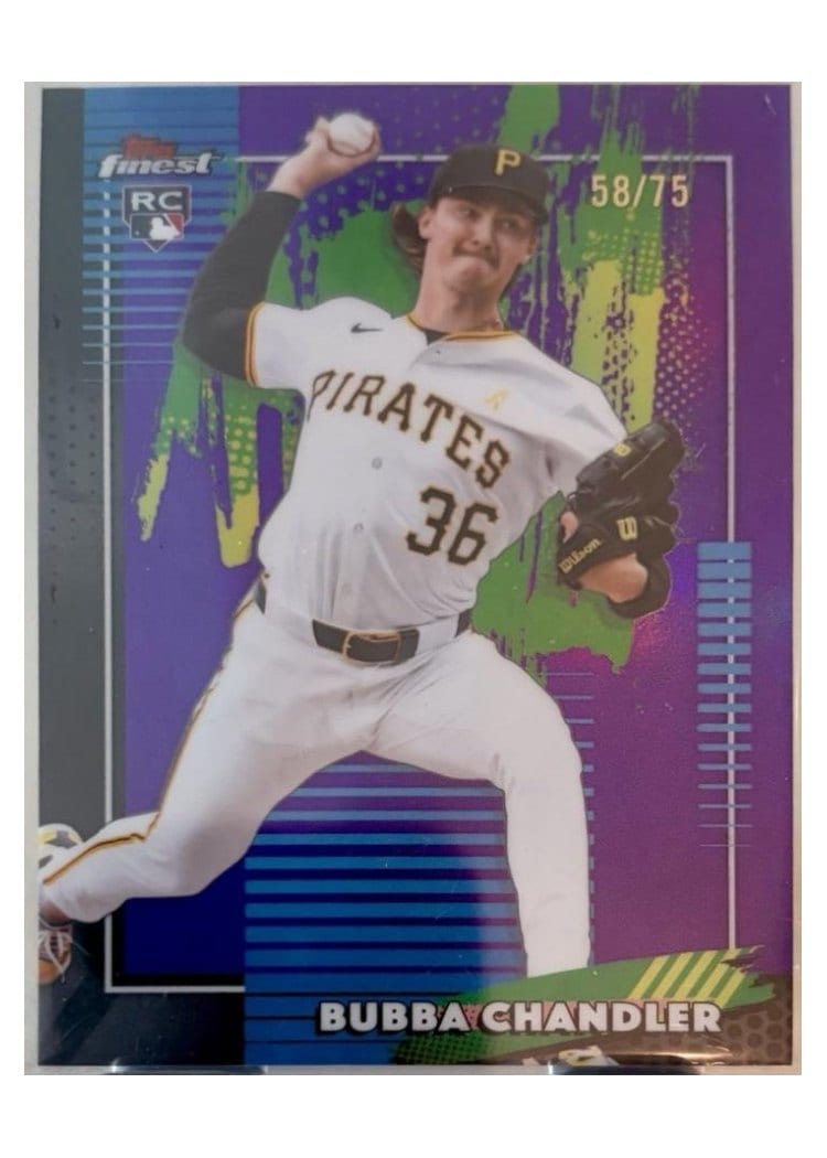 2026 Topps Finest Bubba Chandler #90 card