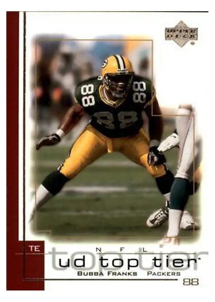 2001 Upper Deck Top Tier Bubba Franks #69 card