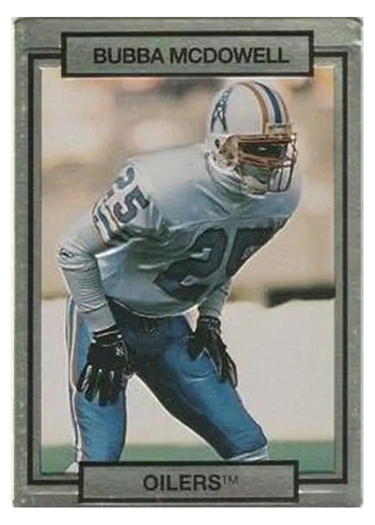 1990 Action Packed Bubba McDowell #96 card