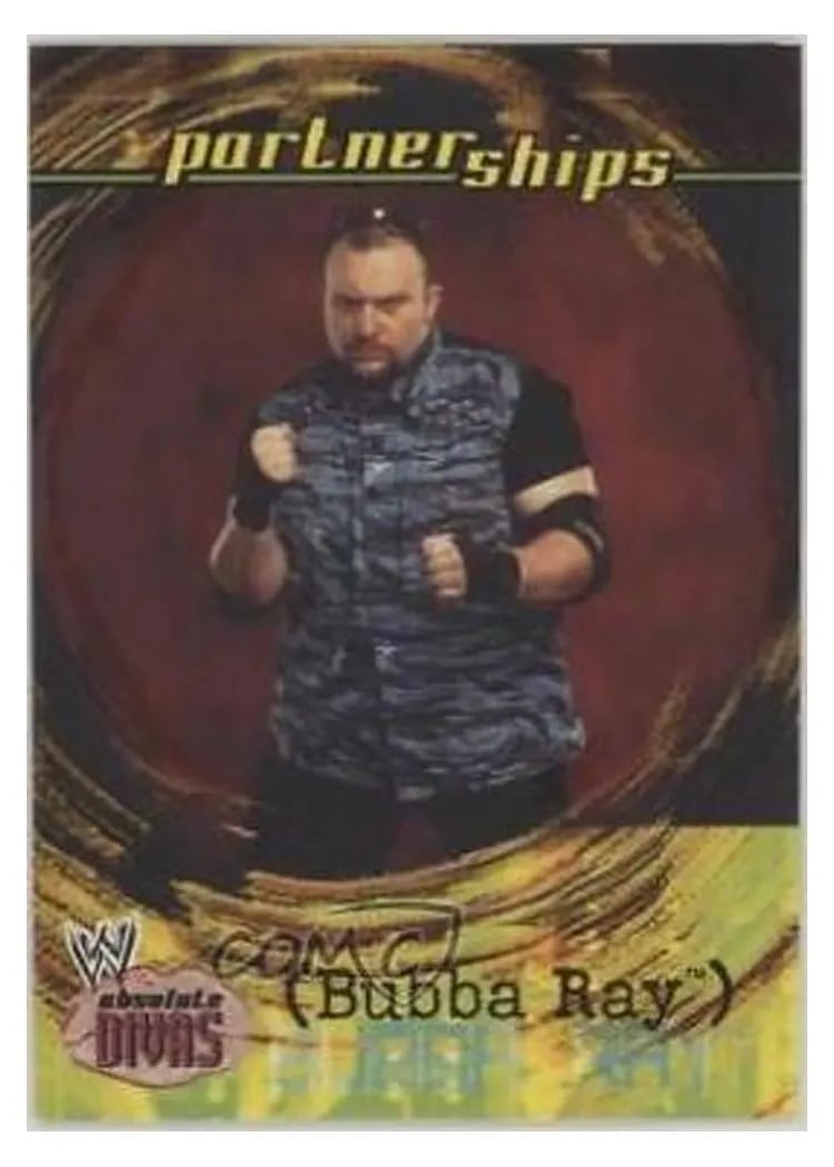 2002 Fleer WWE Absolute Divas Bubba Ray #46 card